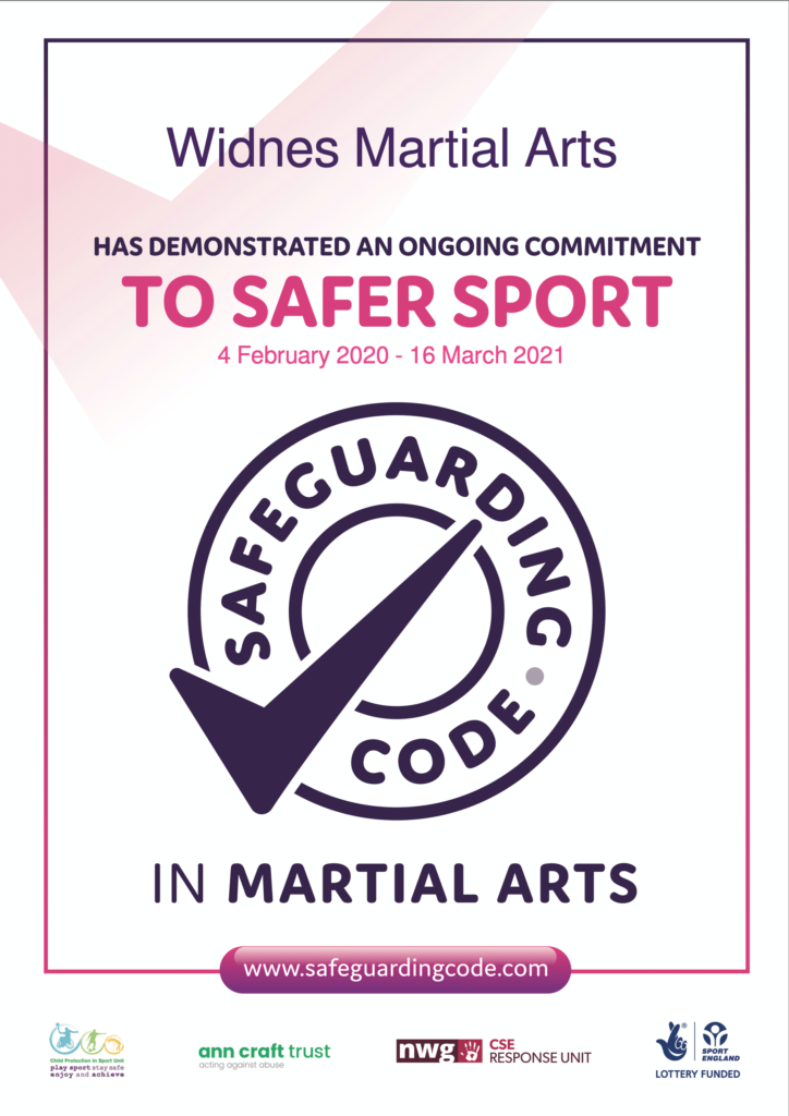 Safeguarding code in Martial arts
